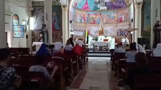Israeli airstrikes hit near the Holy Family Catholic Church in Gaza today, causing explosions that shook the church duri